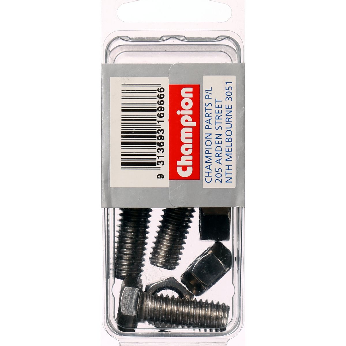 Champion Fasteners Hex Set Screw & Nut Stainless Steel 3/8Inx1In Unc 316/A4 CSP63