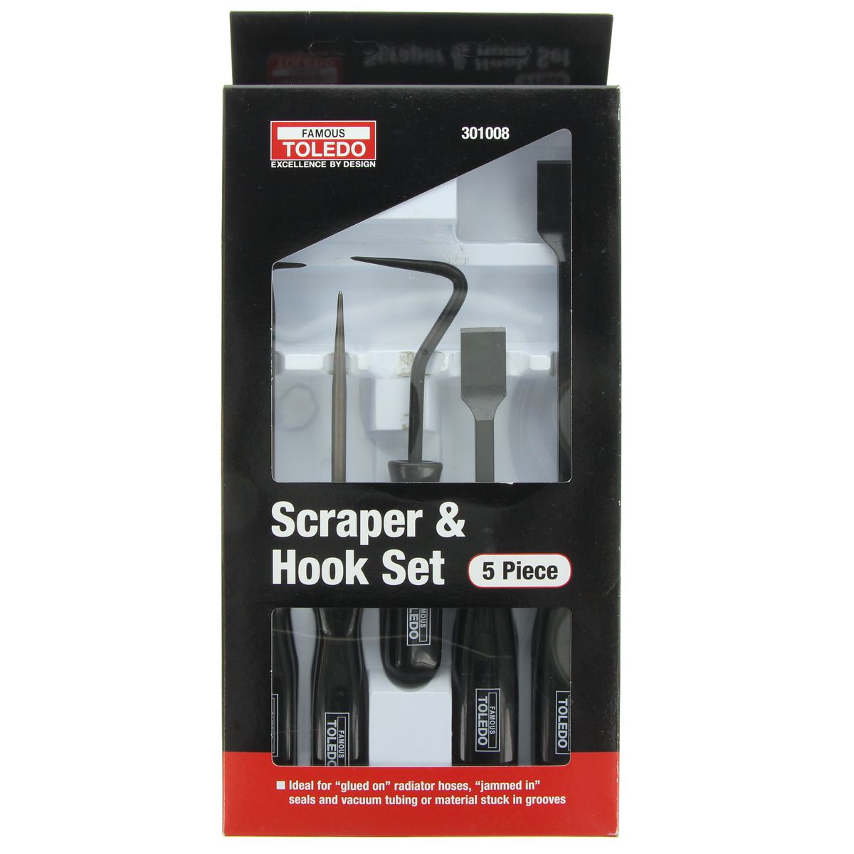 Toledo Scraper & Hook Set 5 Piece 301008