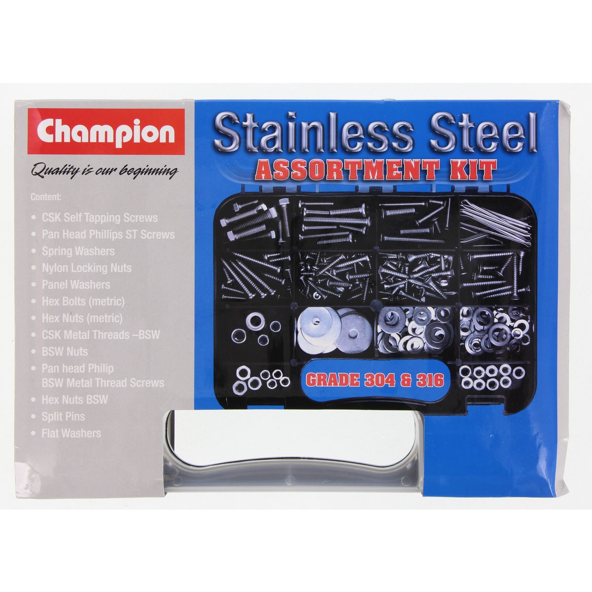 Champion Fasteners Stainless Steel Fastener Assortment CA214
