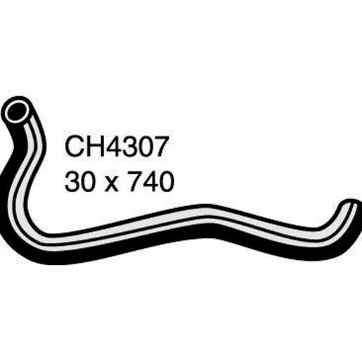 Mackay Bottom Radiator Hose CH4307