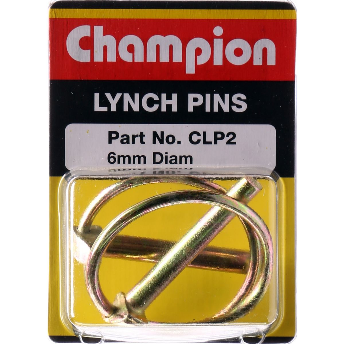 Champion Lynch Pin 6mm 2Pk CLP2