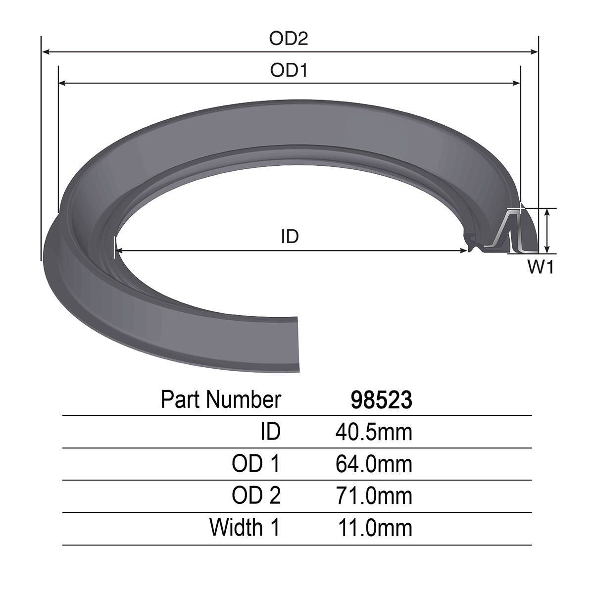 Kelpro Oil Seal 98523