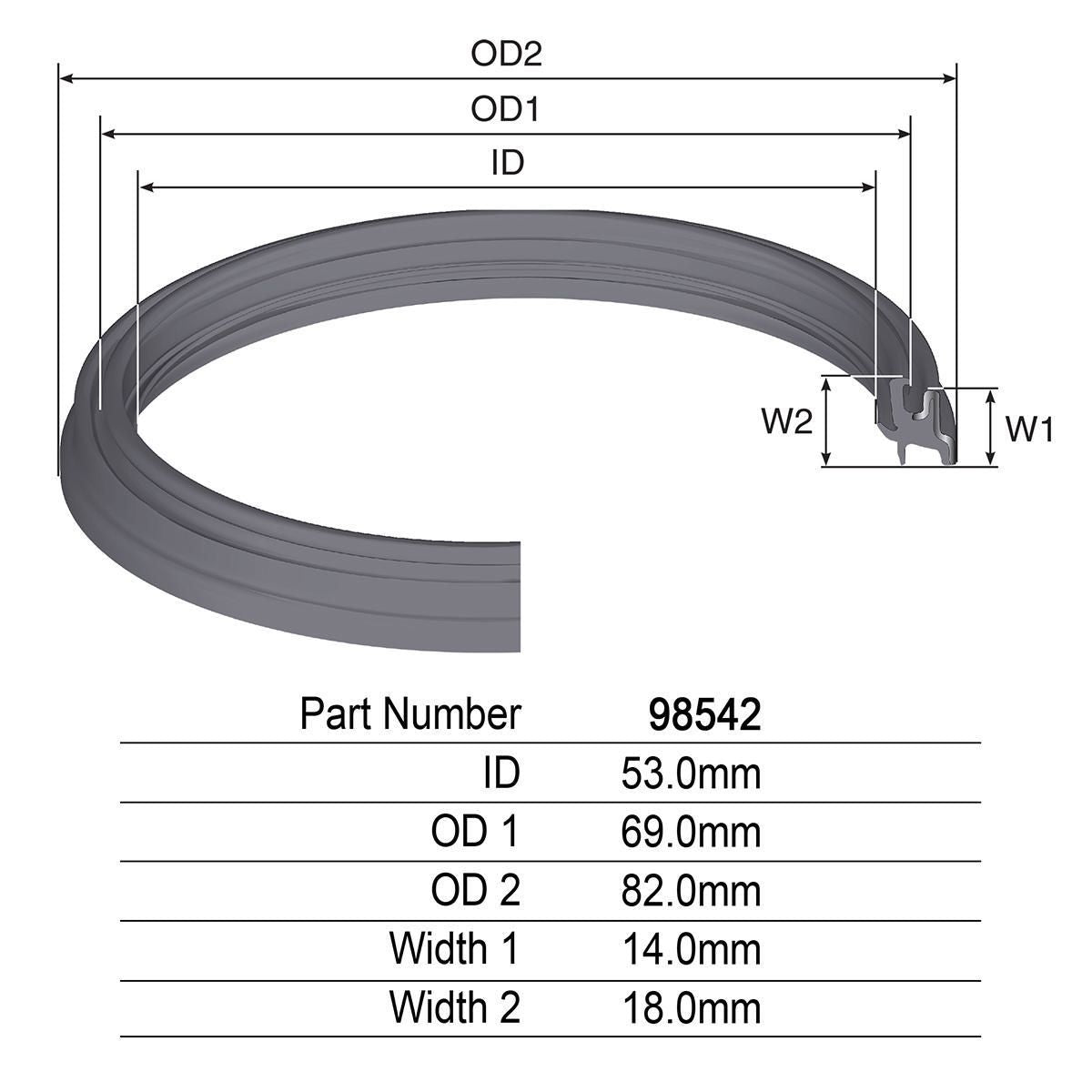 Kelpro Oil Seal 98542