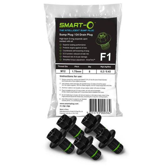 Smart-O Sump Plug Bulk 5 Pack F1PB1PB5