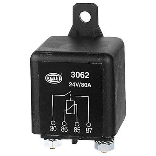Hella Battery Relay 24V Normally Open 80A Peak 3062
