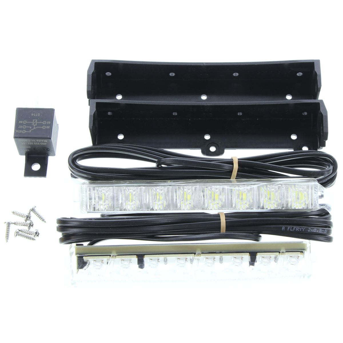 Hella 12V Day Time Running Light LED Rectangle Kit 5630