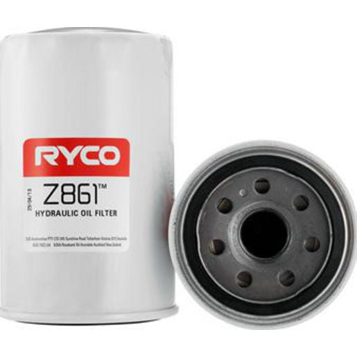 Ryco Oil Filter Heavy Duty Spin-On Hydraulic Z861