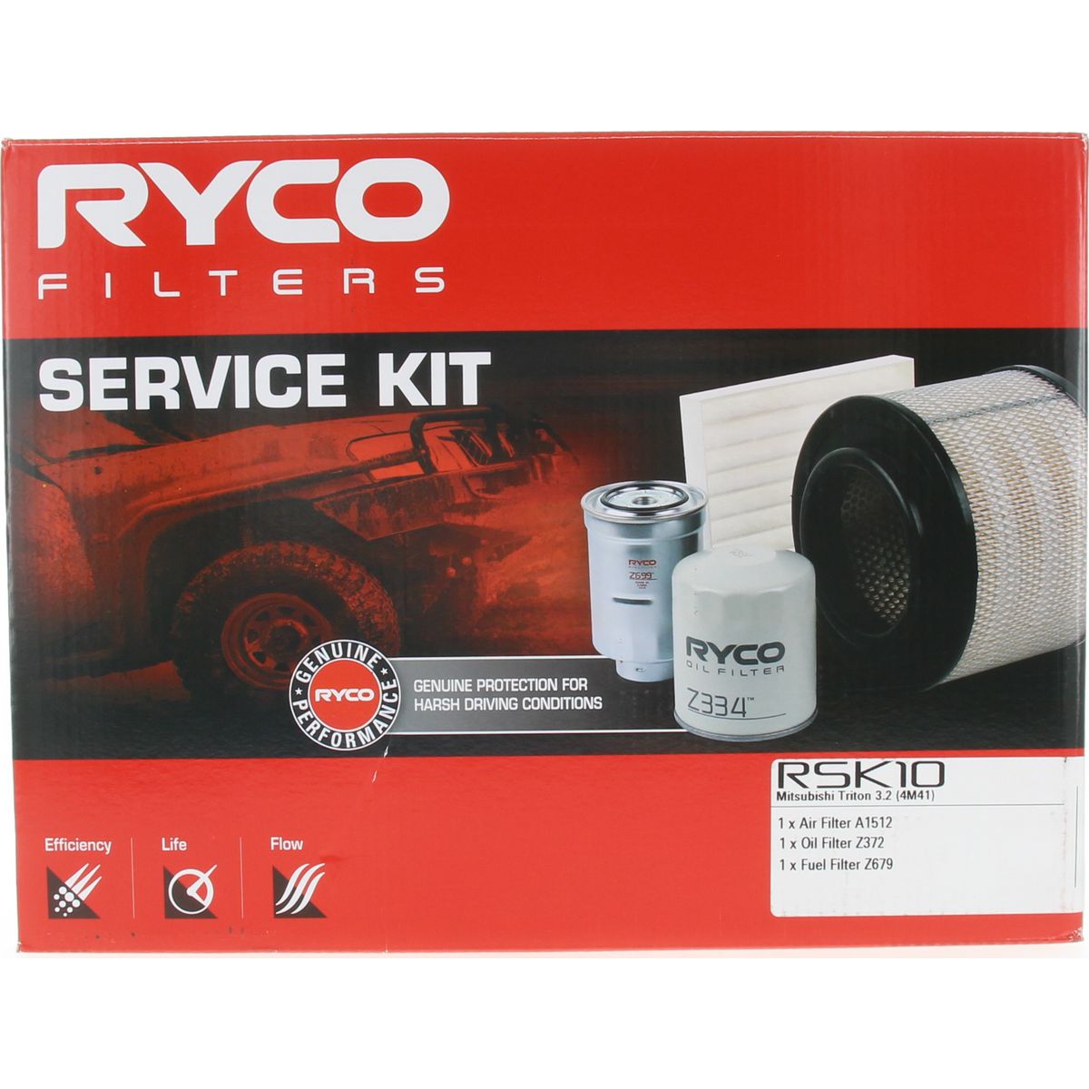 Ryco Filter Service Kit 4x4 RSK10