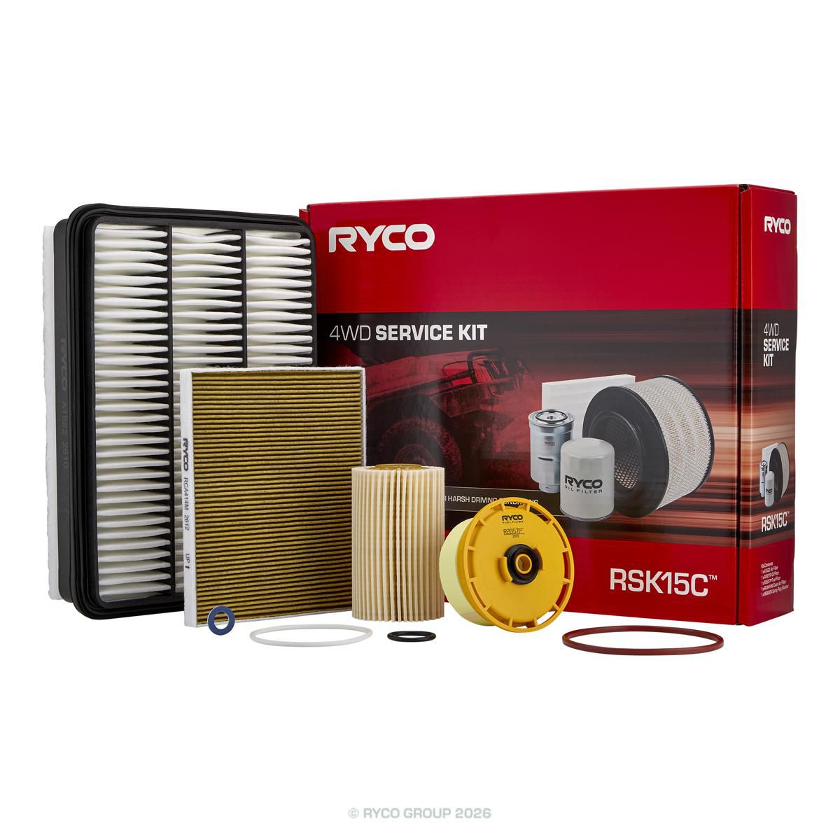 Ryco 4x4 Filter Service Kit RSK15C