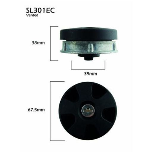 CPC Locking Fuel Tank Cap SL301EC
