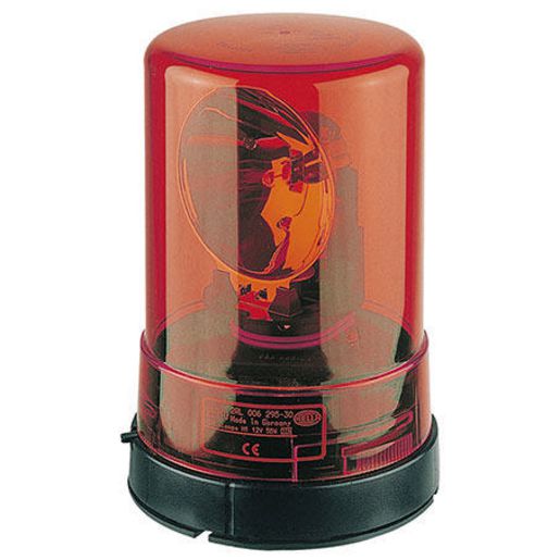 Hella Halogen Beacon Red 12V Permanent Mount 1701
