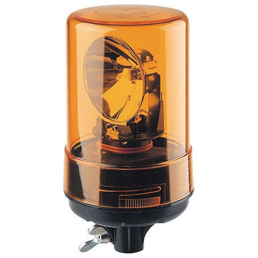 Hella Halogen Beacon Amber 12V Pole Mount 1710