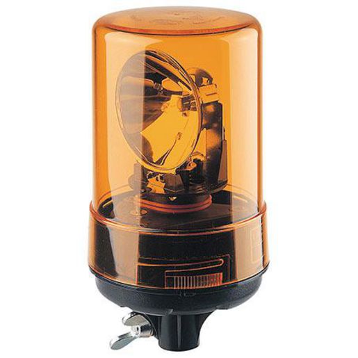 Hella Halogen Beacon Amber 12V Pole Mount 1710