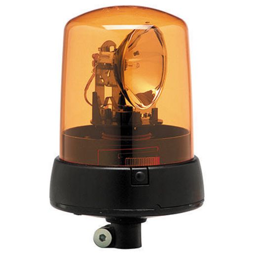 Hella Halogen Beacon Amber 12 Or 24V Flexible Pole Mount 1735