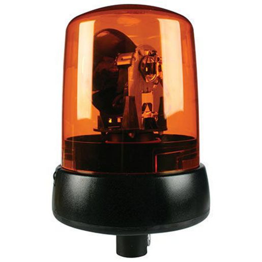 Hella Halogen Beacon Amber 12 Or 24V Flexible Pole Mount 1735