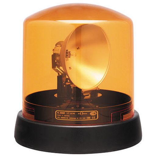 Hella Halogen Beacon / Strobe Amber 12 Or 24V Permanent Mount 1796