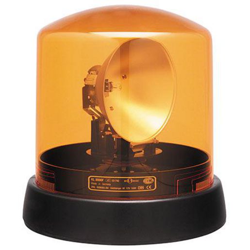 Hella Halogen Beacon / Strobe Amber 12 Or 24V Permanent Mount 1796