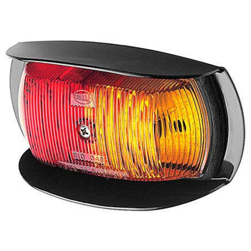 Hella Side Marker Light Red/Amber Incandescent 2037
