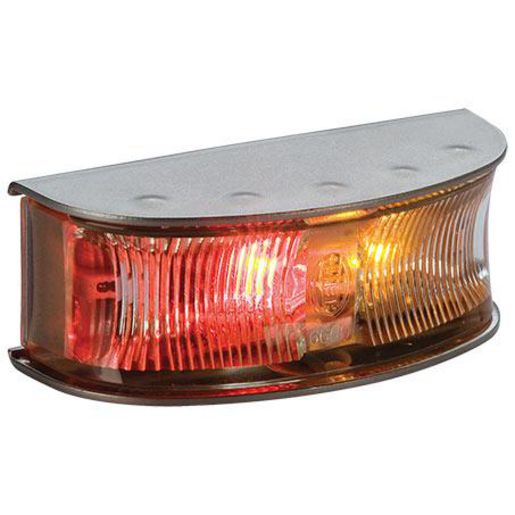 Hella Side Marker Light Red/Amber LED 9 To 33V 4 Pce 2058BULK