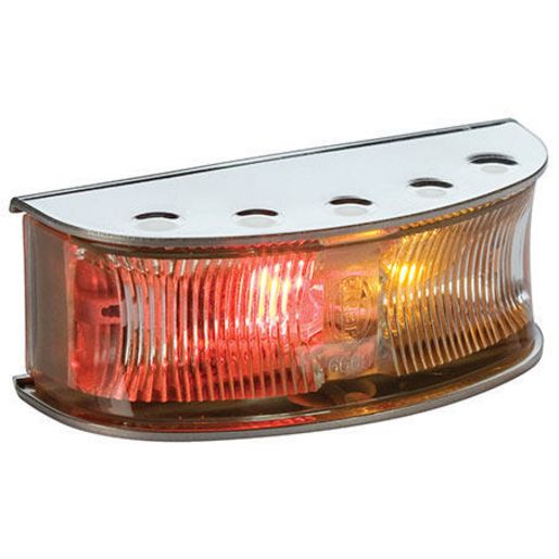 HELLA 9-33V Led Side Marker Light Red/Amber 2058P
