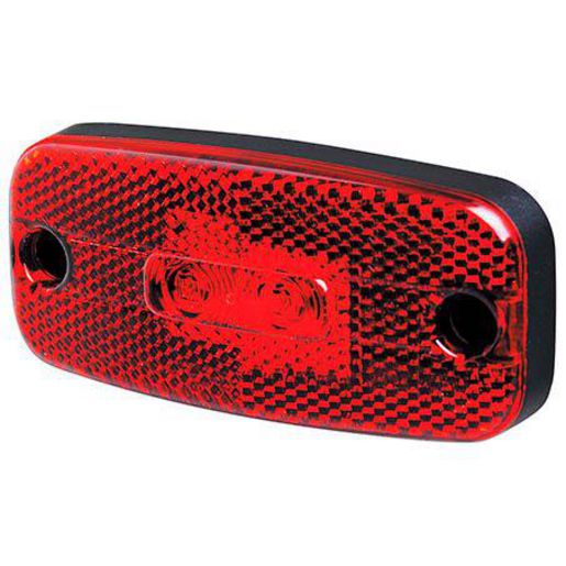 Hella Rear Marker Light Red Led 12V 2305