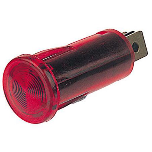 Hella Pilot Light Incandescent Red 12V Blade Terminals 2708