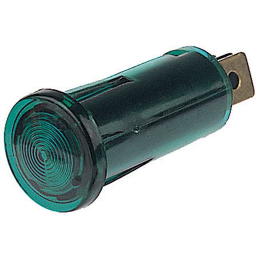 Hella Pilot Light Incandescent Green 12V Blade Terminals 2709