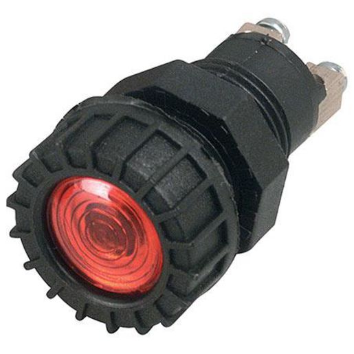 Hella Pilot Light Incandescent Red 12V Screw On Terminals 2712