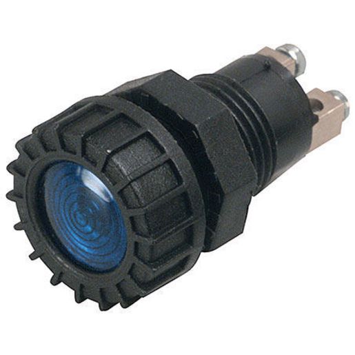 Hella Pilot Light Incandescent Blue 12V Blade Terminals 2714