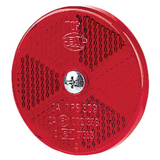 Hella Reflector Round Red 60mm - 1 Pce 2915