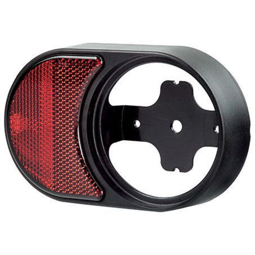 HELLA Reflector 90Mm Red - Horizontal 1Pce 2934-H