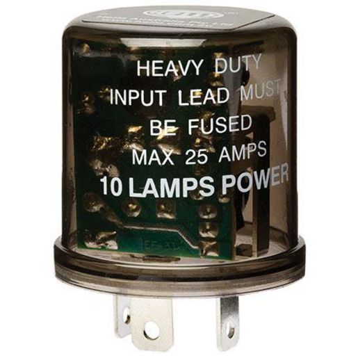 Hella Flasher Relay 12V Electronic 210W (Max) - 3 Terminals 3027
