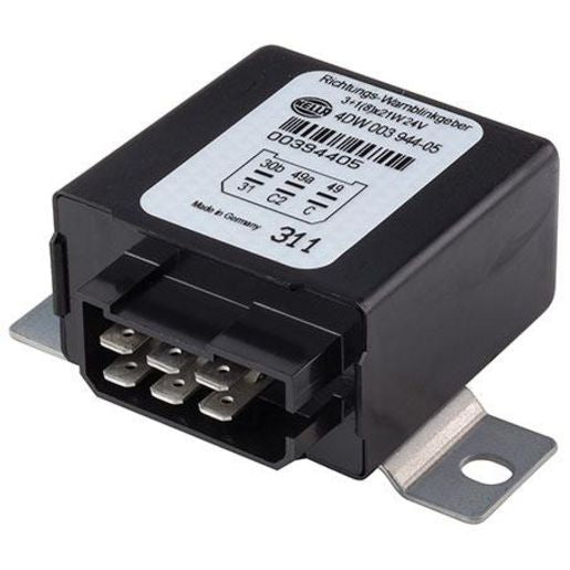 Hella Flasher Relay 24V Electronic 171W (Max) - 6 Terminals 3032