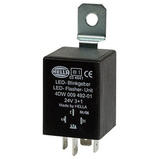 Hella Flasher Relay 24V Electronic 171W (Max) - Led Compatible 3038