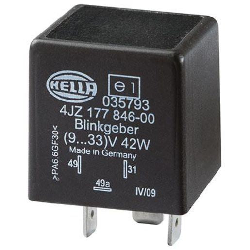 Hella Flasher Relay 12/24V Electronic 3 Terminals 3040