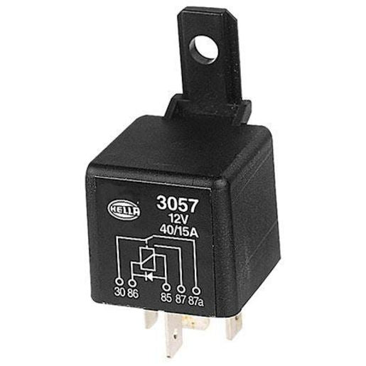 Hella Mini Relay 12V Change Over 40/15A - Diode Protected 3057