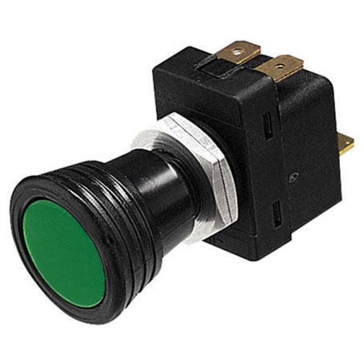 Hella Rocker Switch On/Off Spst 12V Green Illuminated (Contacts Rated 10A @ 12V) 4411