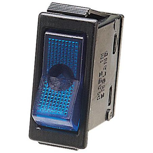 Hella Rocker Switch On/Off Spst 12V Blue Illuminated (Contacts Rated 16A @ 12V) 4429