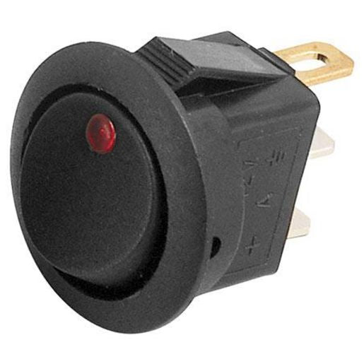 Hella Rocker Switch On/Off Spst 12V Red Illuminated (Contacts Rated 10A @ 12V) 4448
