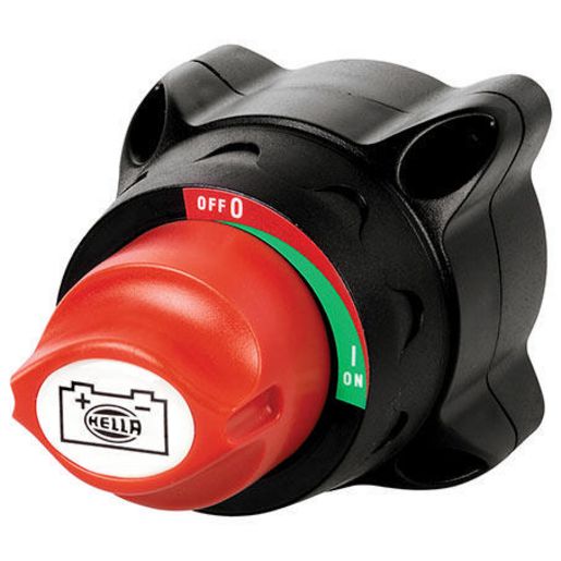Hella Battery Master / Isolation Switch On/Off Spst (Contacts Rated 275A @ 48Vdc) 4722