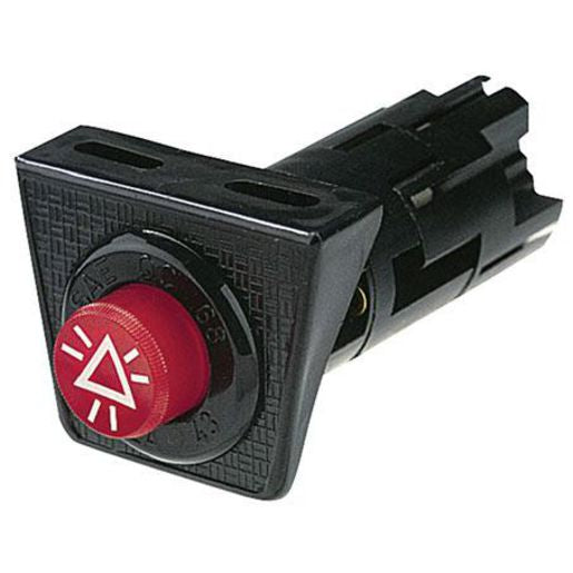 Hella Hazard Switch On/Off Spst 12 Or 24V Red Illuminated 5227