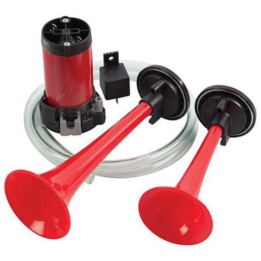 HELLA Horn Dual Trumpet Air Kit 24v 6027
