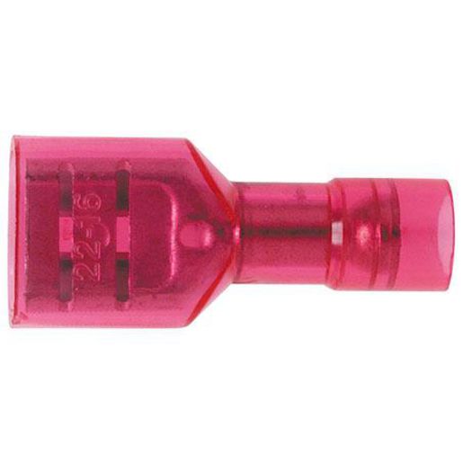 Hella Crimp Terminal Spade Female Red 6.3Mm 10 Pce 8206