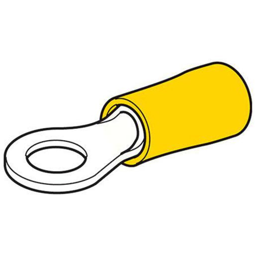Hella Crimp Terminal Ring Yellow Id 5Mm 17 Pce 8249