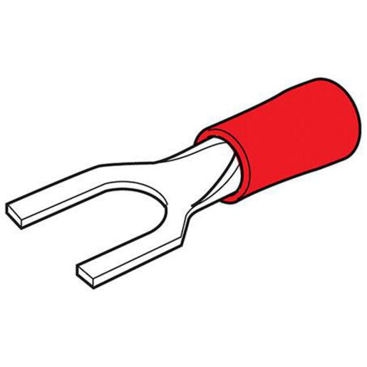 Hella Fork Terminal Insulated Red 5Mm 8261