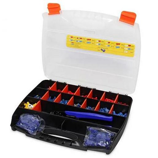 Hella Crimp Terminal Assorted Kit - 800 Pieces 8284
