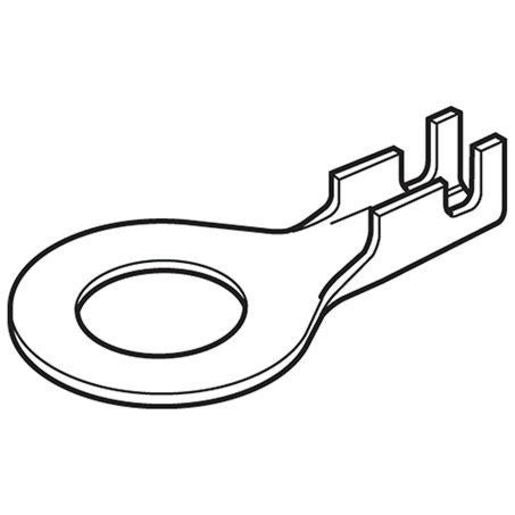 Hella Crimp Terminal Ring 6.3Mm Non-Insulated Brass 8576