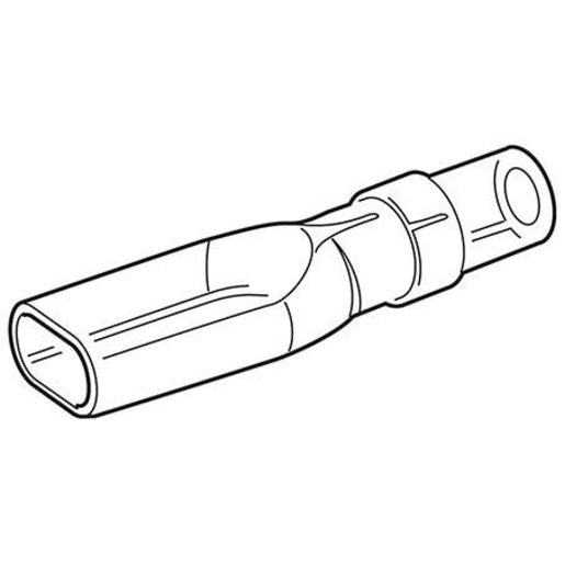 Hella Crimp Terminal Insulator Clear 6.3Mm 50 Pce 8579
