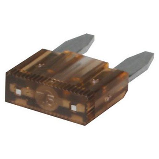 HELLA Mini Blade Fuse 7.5A Brown 10 Pack 8772MINI