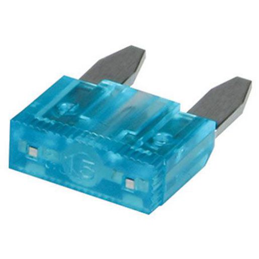 HELLA Mini Blade Fuse 15A Blue 10 Pack 8774MINI